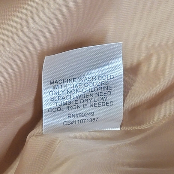 Wonens Peacoat | 18/20 | Camel Color - Picture 10 of 13